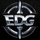 EDG电子竞技俱乐部Logo - 黑色与金属银风格